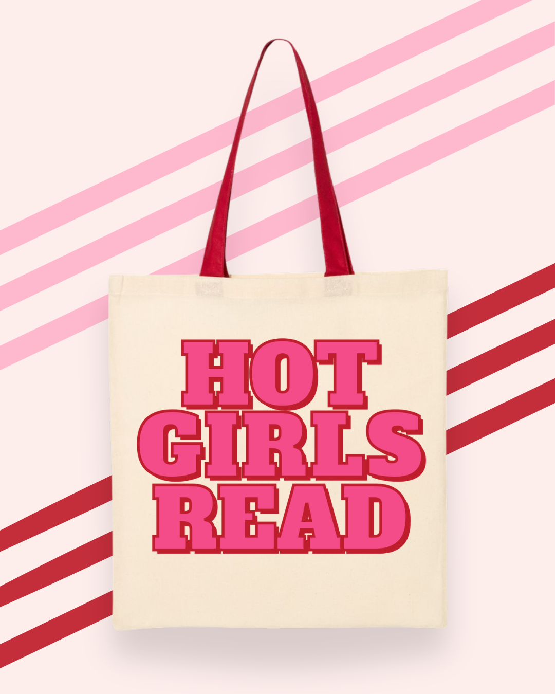 Hot Girls Read Book Tote