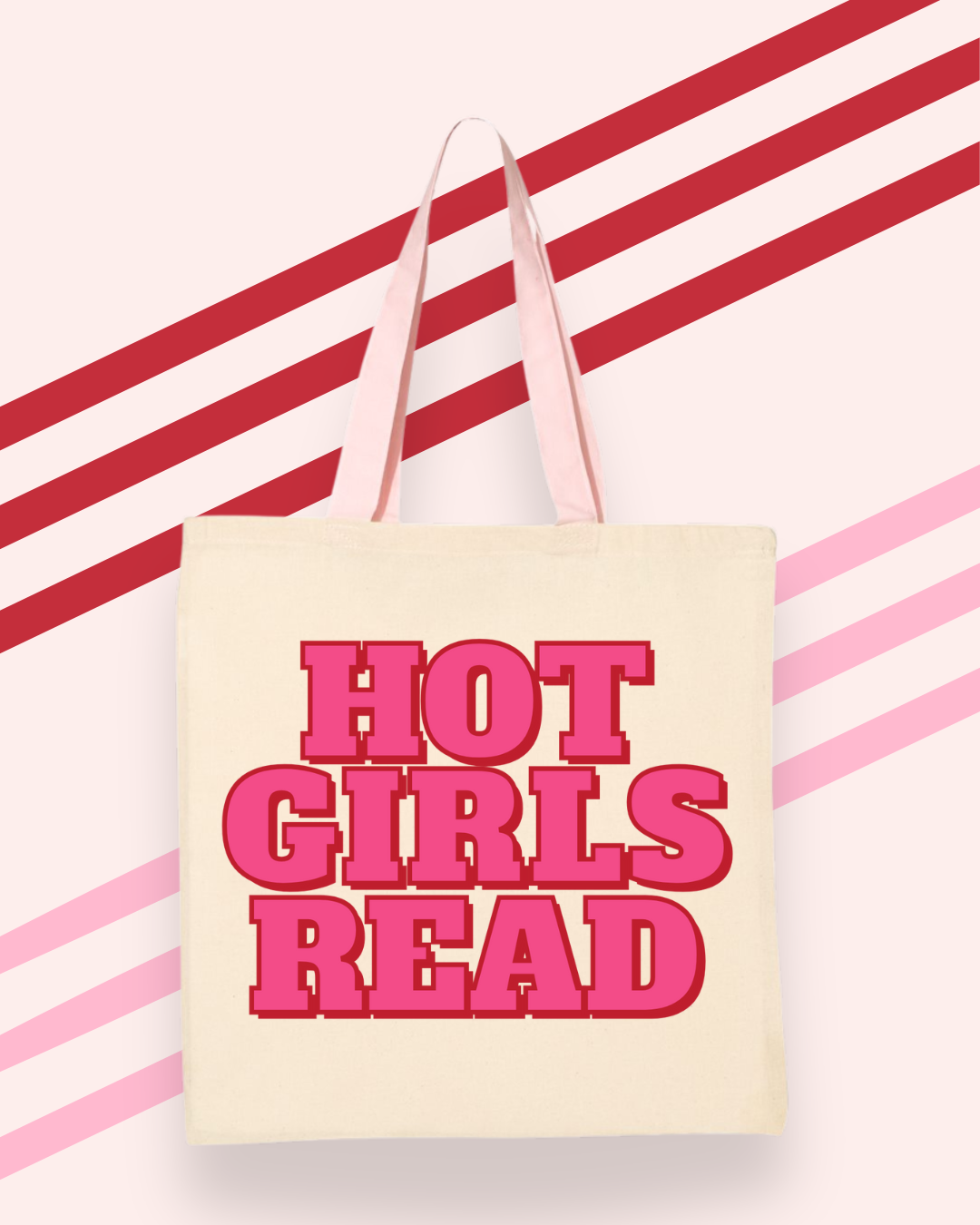 Hot Girls Read Book Tote