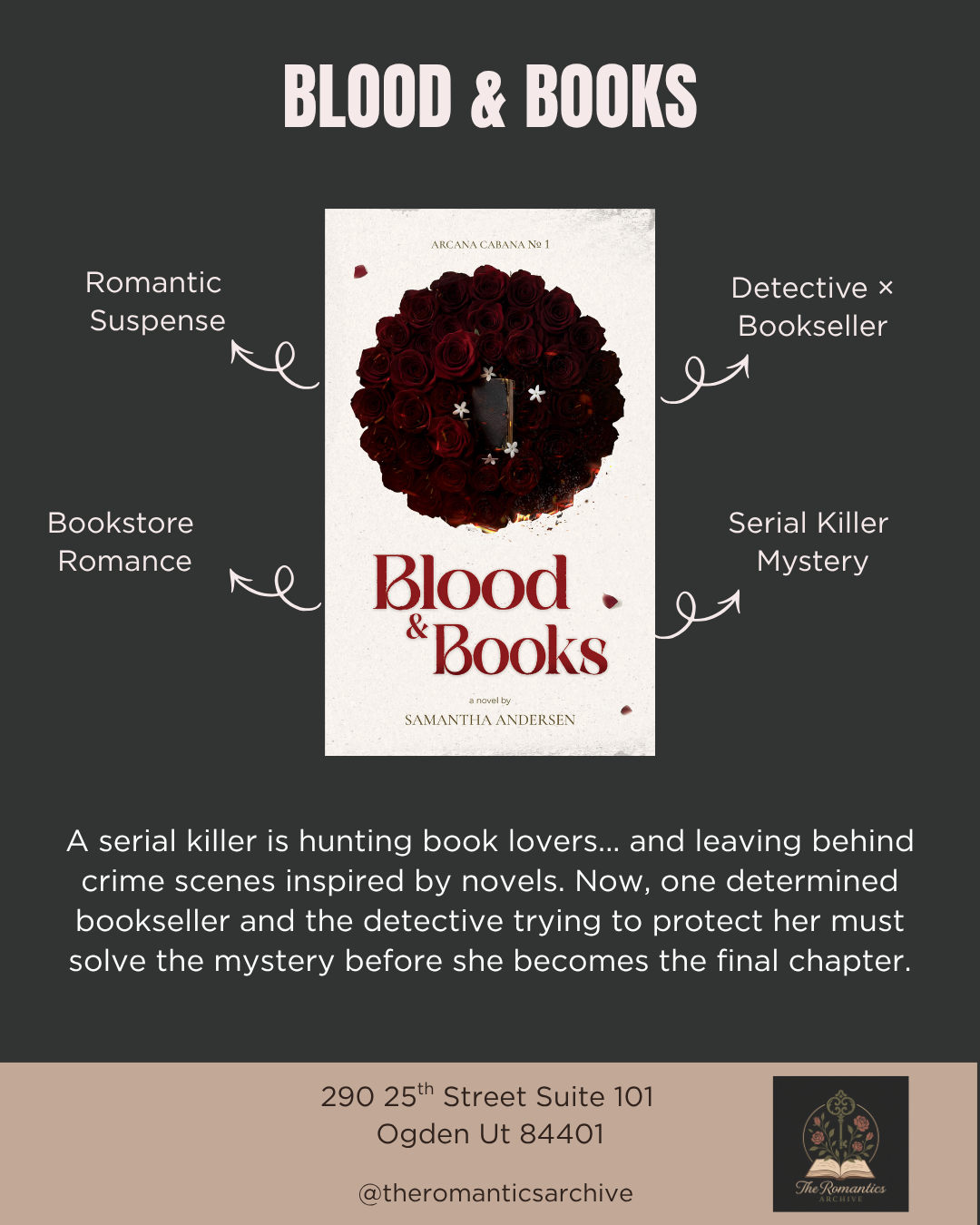 Author Signing: Blood & Books with Samantha Anderson | July 25 at 10:00 AM