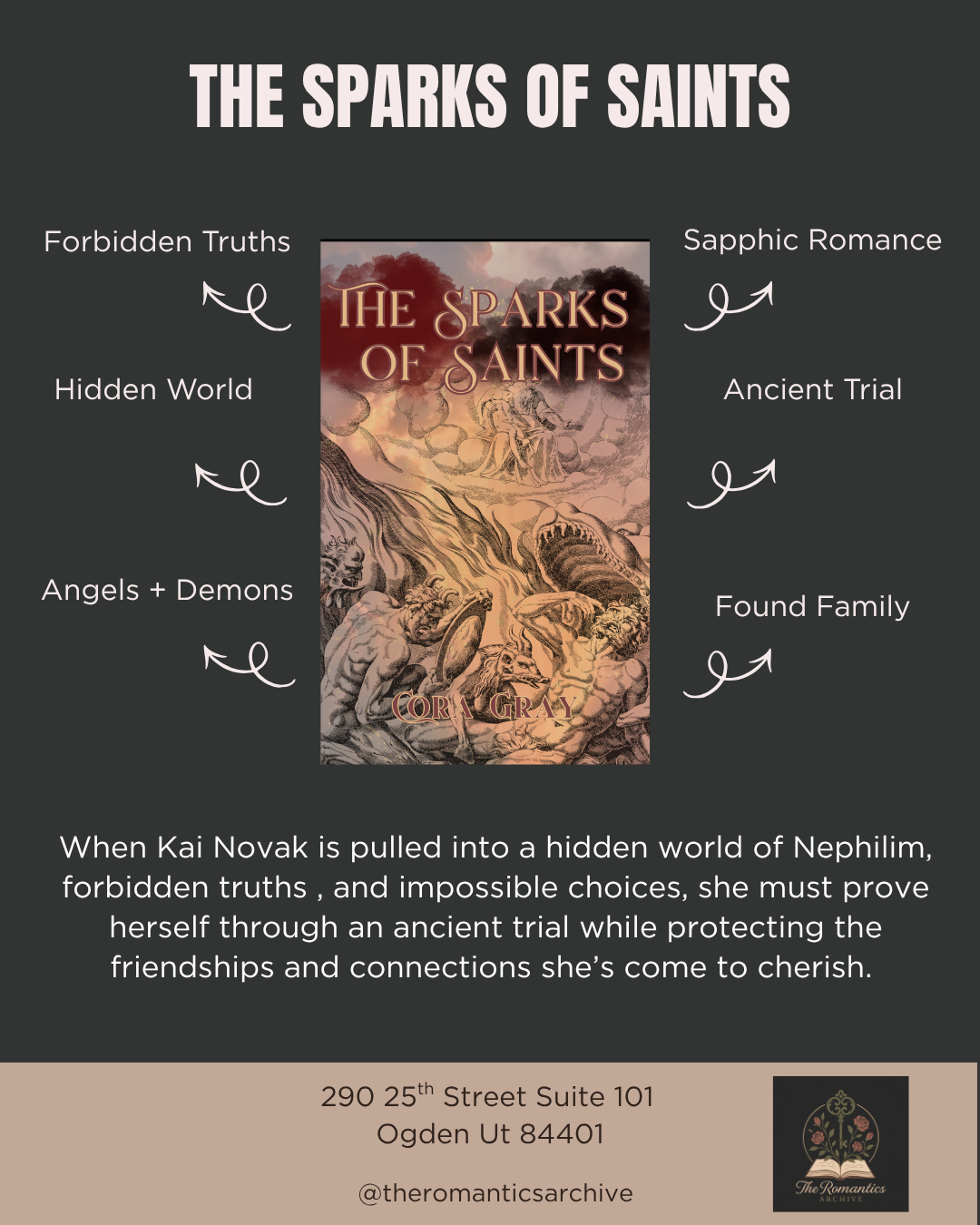 Author Signing | Cora Gray – The Sparks of Saints | Saturday, August 22