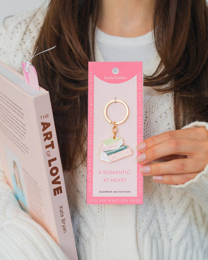 Book Lover Keychain  - Romance