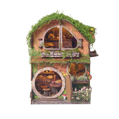 DIY Book Nook Kit: Woodland Daisy Cabin