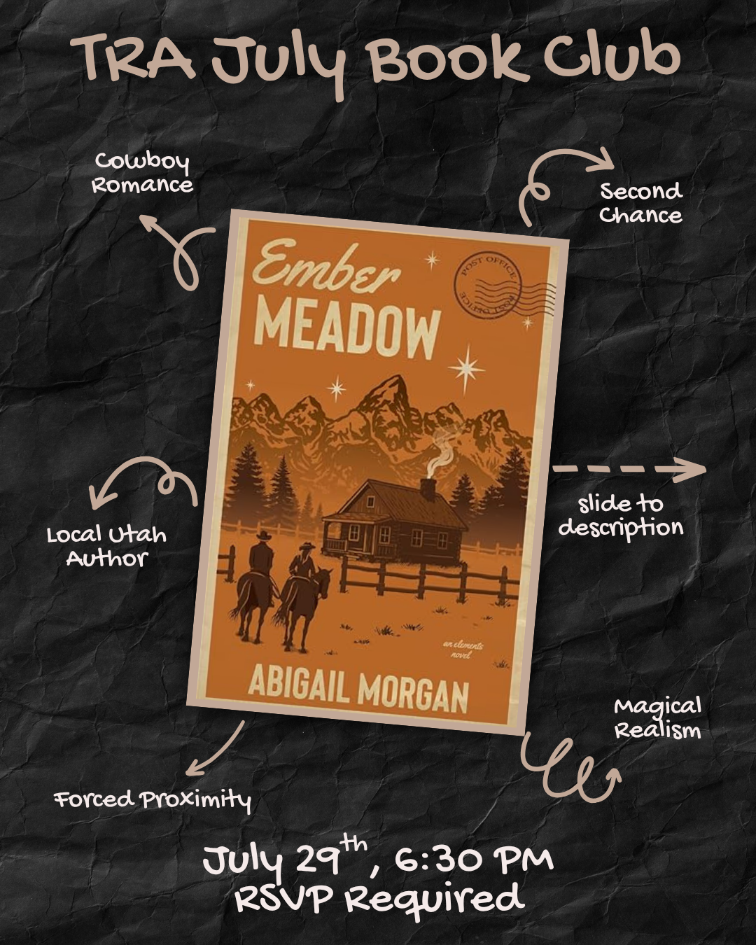 The Romantics Archive July Book Club: Ember Meadow (Author Signing + In Person Discussion Included)
