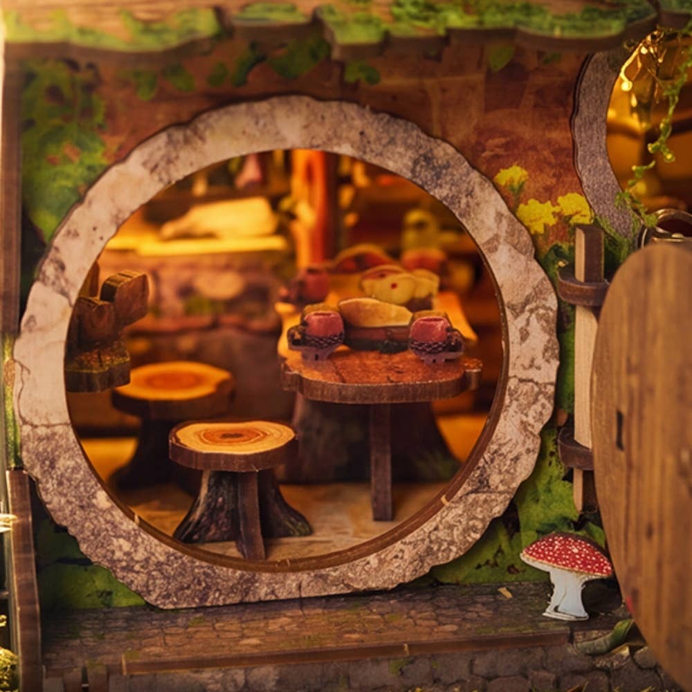 DIY Book Nook Kit: Woodland Daisy Cabin