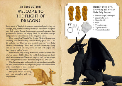Official Fourth Wing Crochet: Flight of Dragons