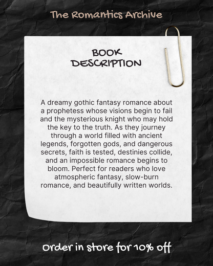 The Romantics Archive August Book Club: The Knight and the Moth