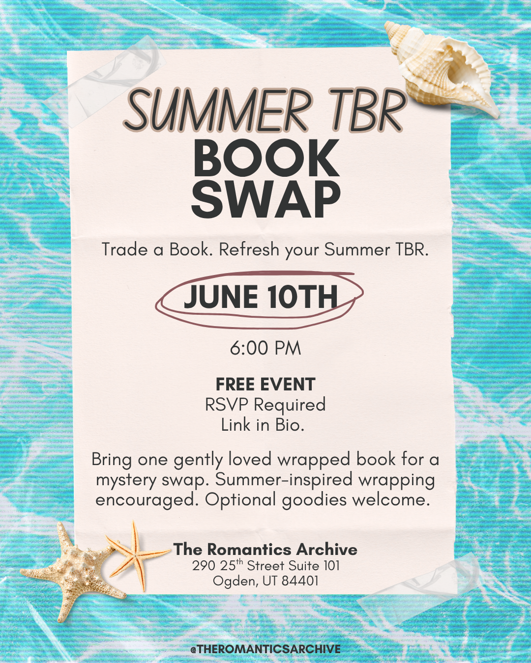 Summer TBR Book Swap