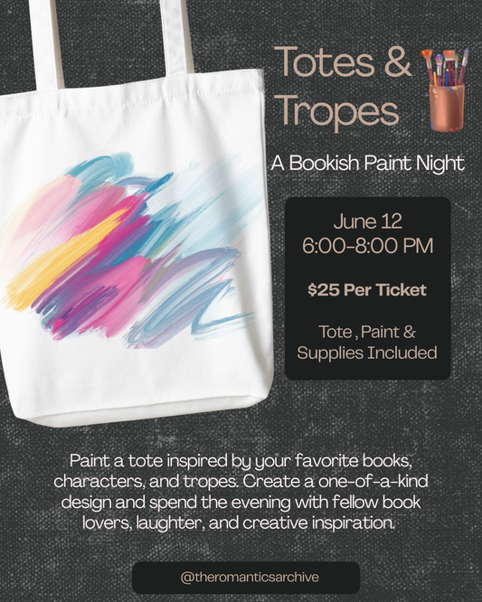 Totes And Tropes: A Bookish Paint Night