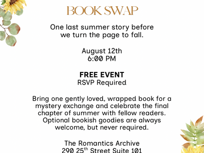 Last Chapter of Summer Book Swap