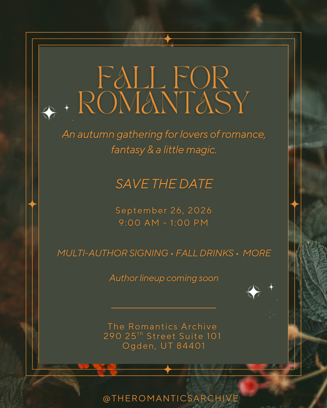 Fall for Romantasy: Author Signing Event