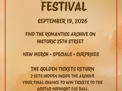 Harvest Moon Celebration at The Romantics Archive