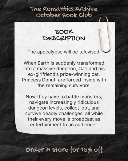 TRA October Book Club: Dungeon Crawler Carl