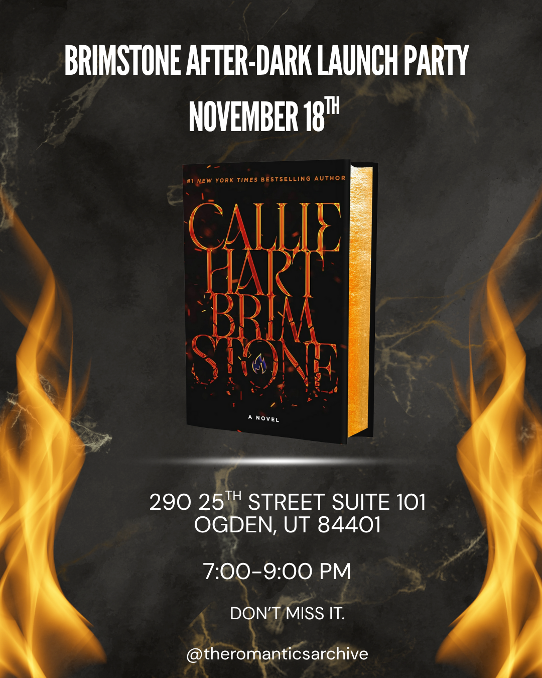 Brimstone After-Dark Party - (Book + Party $40)