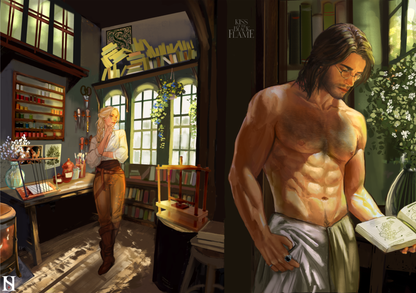 PREORDER Kiss of the Black Flame (The Bookbinder's Bargain)