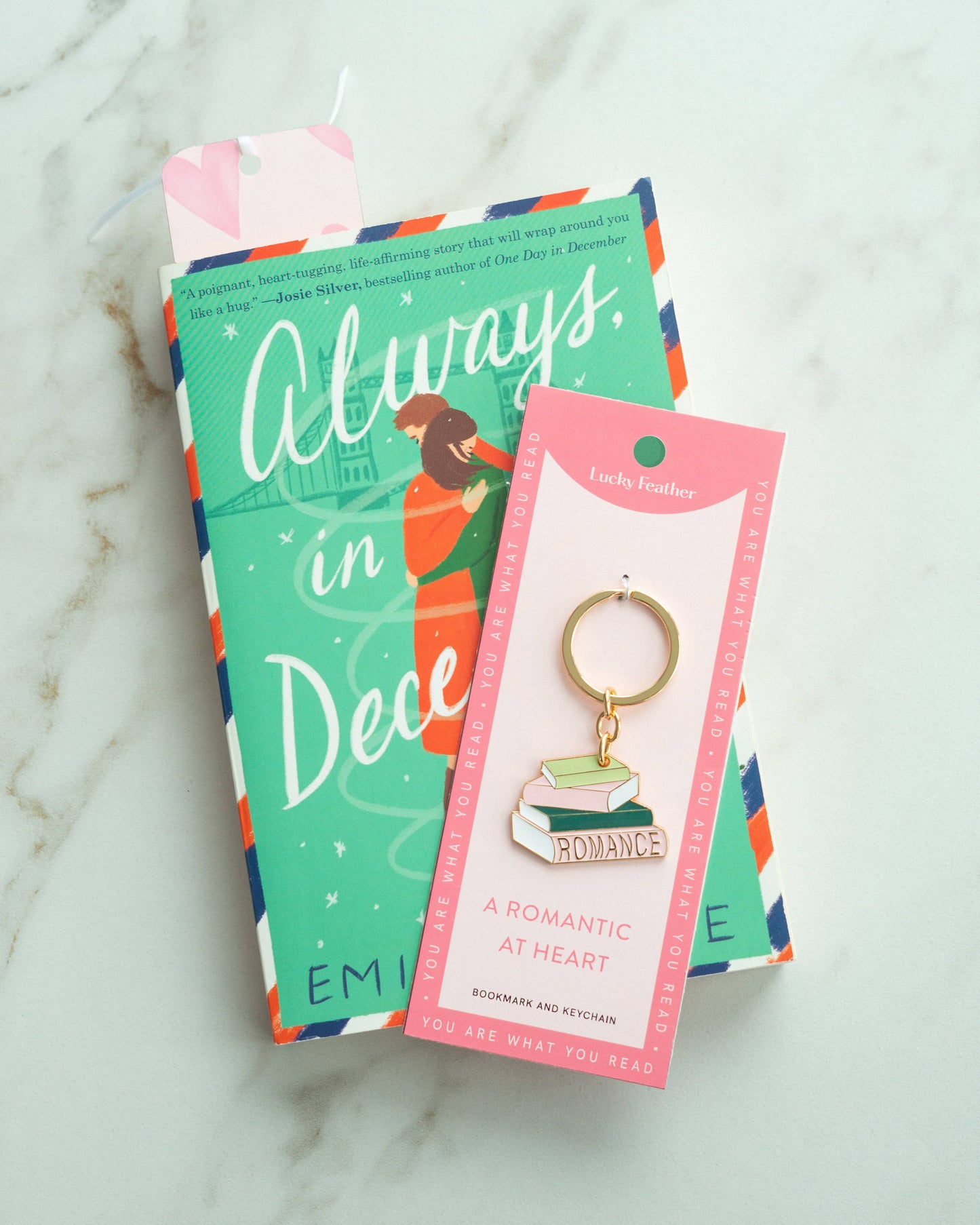 Book Lover Keychain  - Romance