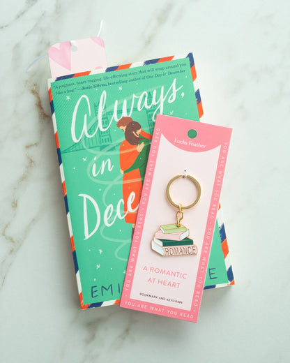 Book Lover Keychain  - Romance