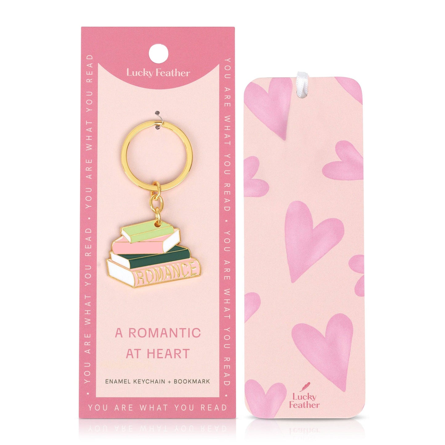 Book Lover Keychain  - Romance