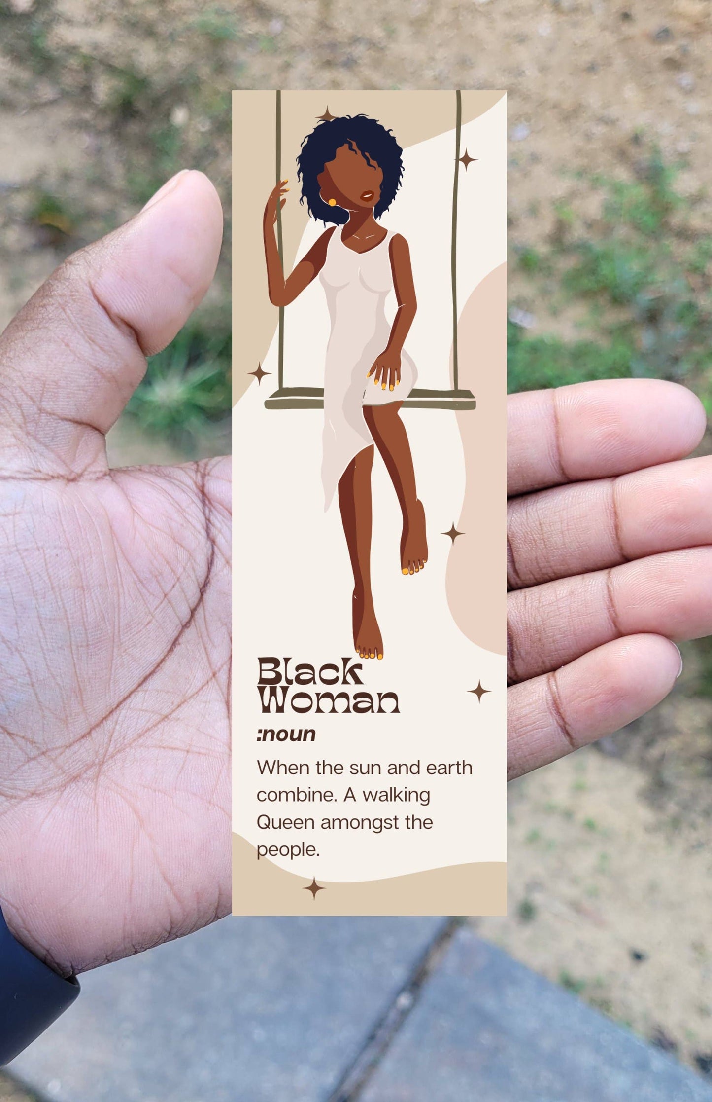 Definition of a Black Woman Bookmark